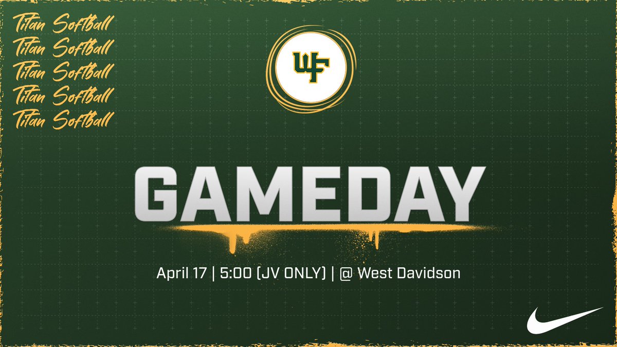Come out and support your JV softball team as they travel to West Davidson today for a non-conference match up! First pitch at 5:00. Go Titans!!
