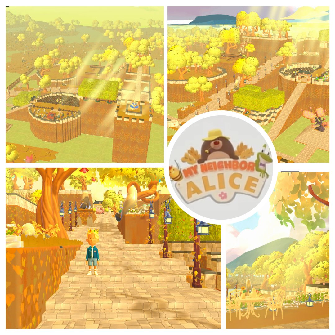 Bloodmoon08578's tweet photo. Have you built a castle @MyNeighborAlice 
It's a long but a calming progress 🏰
If your in the neighborhood pay me a visit plot 5004499 ✌️

#LFGame @MyNeighborAlice @Chromia https://t.co/FnlkPdj8Fv