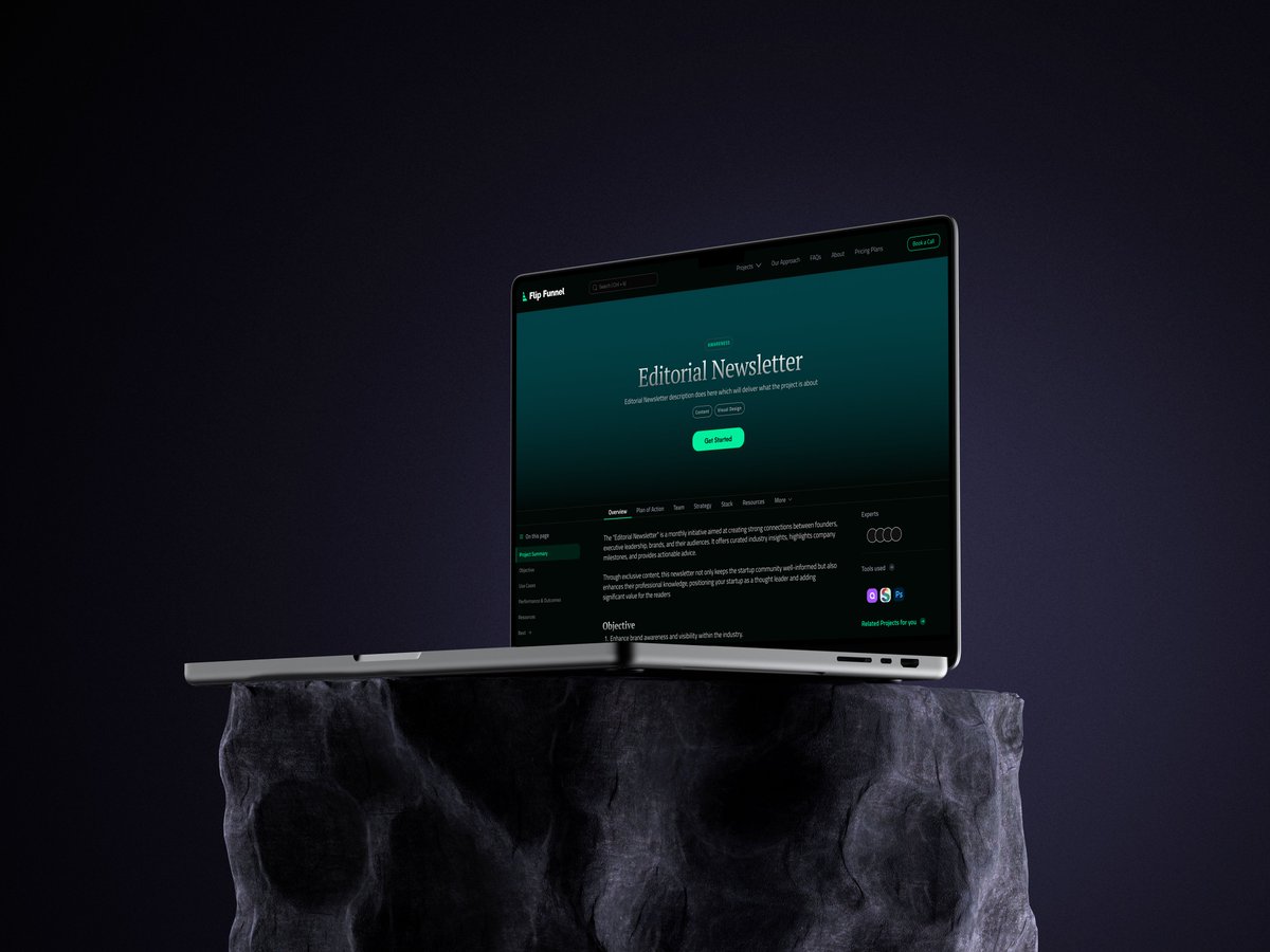 Here's my recent work I crafted for Flip Funnel’s CMS-driven Project Pages. Minimal, content-first, and crafted with intention - this design explores scalable components, clean layouts, and a seamless editing experience for dynamic content. 
🔗behance.net/gallery/223789…