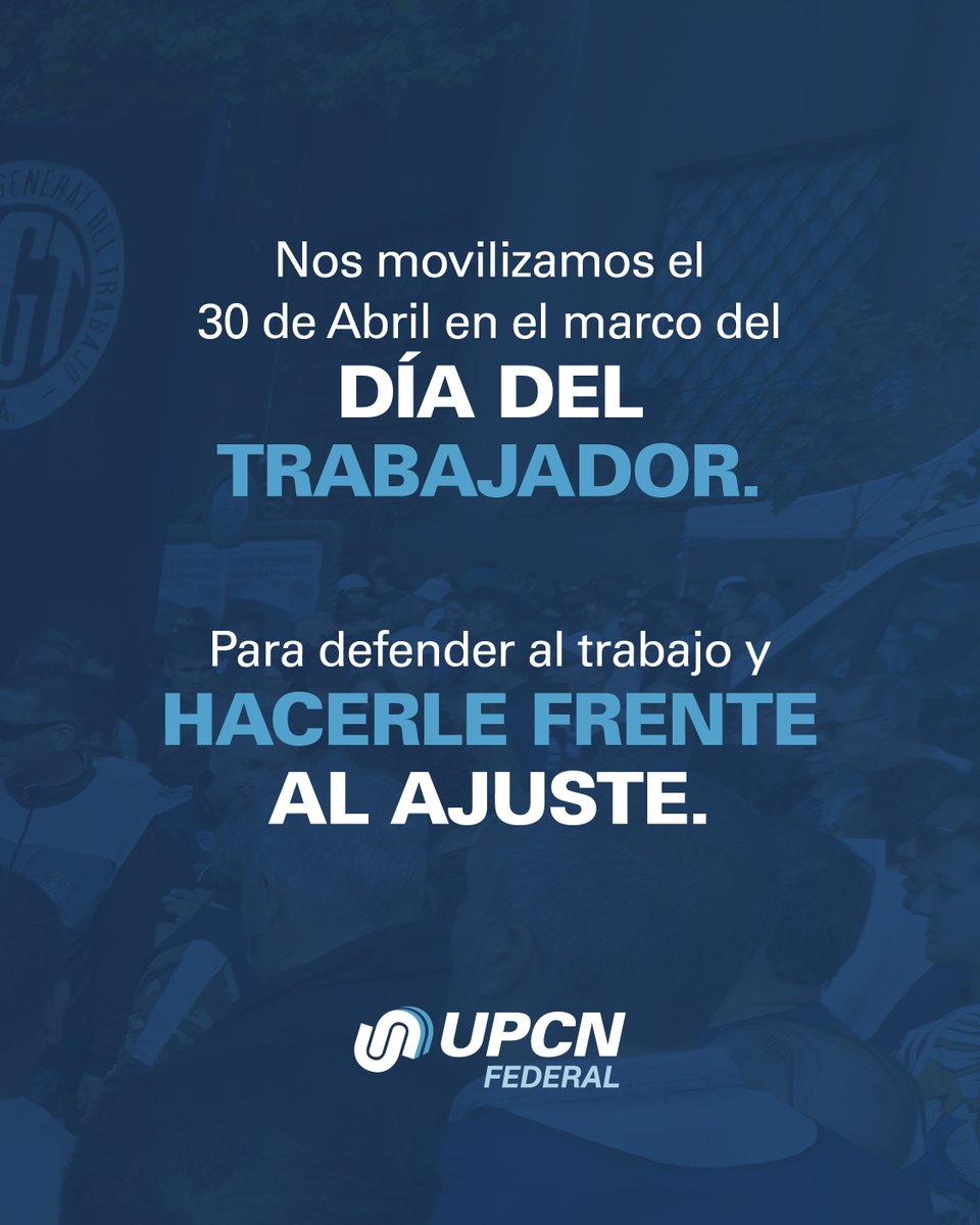 📣¿Dónde está la casta para pagar el ajuste?

‼Llevamos adelante tres paros generales y siguen sin escucharnos.

❌Más de cien mil trabajadores y trabajadoras fueron despedidos y el 30% perdieron su poder adquisitivo. 

💪🏻El 30 de abril nos movilizamos, una vez más.