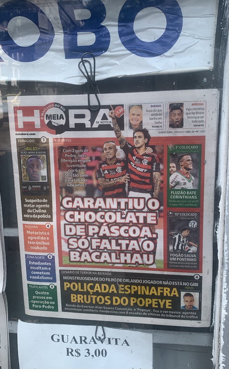 martinFLA81's tweet photo. Flamengo 6-0, agora vamos pelo tradicional bacalhau no sábado. https://t.co/J5pNeRdnyO