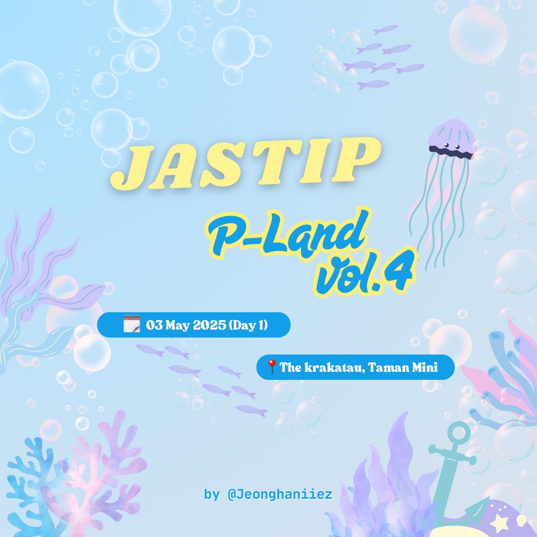 jeonghaniiez's tweet image. ~ Jastip P-Land Art Market Vol.4 ~

📍 The krakatau, Taman Mini
🗓 Day 1, 03 May 2025
🛒 Order Via DM
📦Shipping Via Shopee (Bks)

‼️Please read the Term &amp;amp; Conditions first‼️
💌If you have any questions or more info, please DM me😉