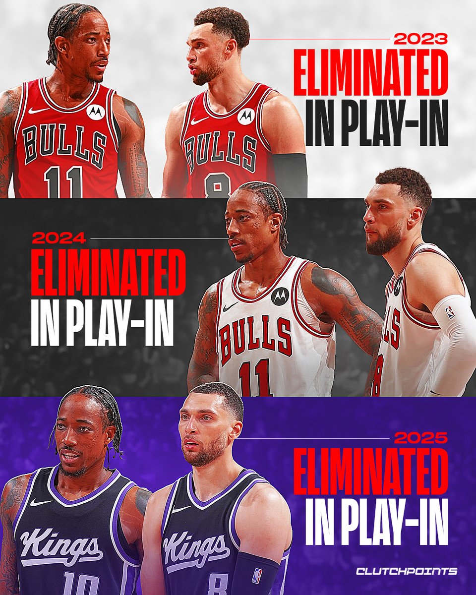 Many doubted them but they did it regardless.

Congratulations to DeMar DeRozan and Zach Lavine on completing the 3-peat!