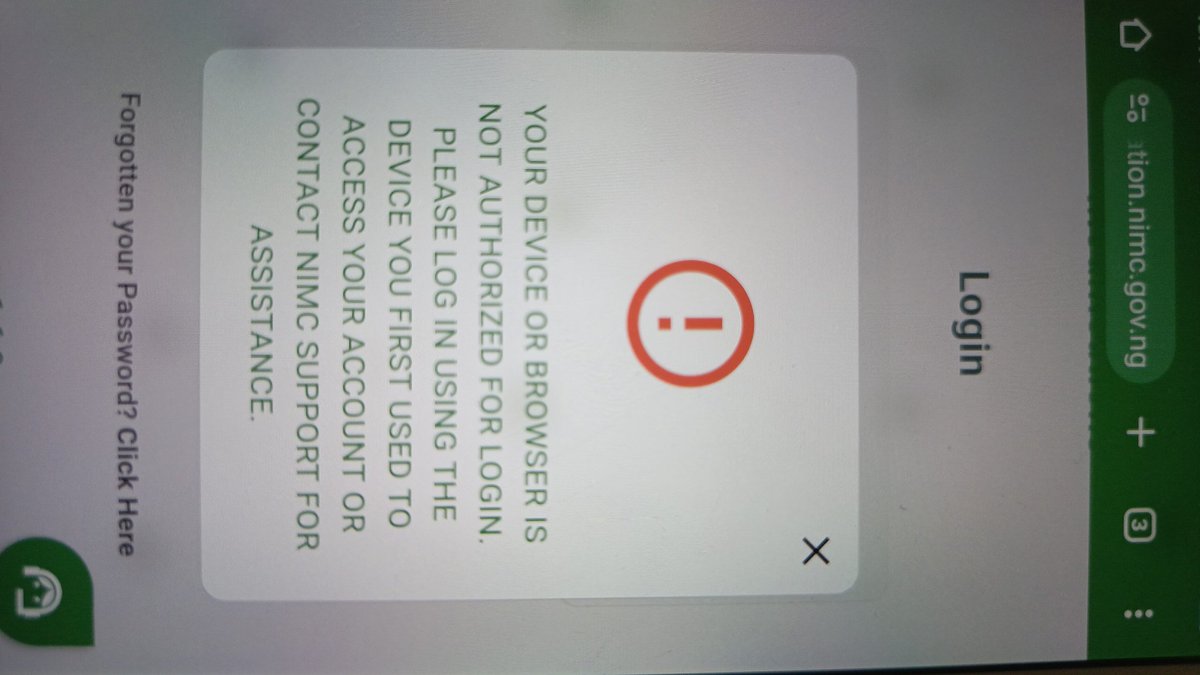 dextro_henry's tweet photo. @nimc_ng Gud day @nimc_ng pls. I created an account with my phone, but the phone is bad now I can't log in my account in another phone Pls help me out abeg u.I need to do this before the public holiday abeg u Am going for nysc this Wednesday.
Pls kindly help me so I can log in my account https://t.co/QjNaPI7aNt