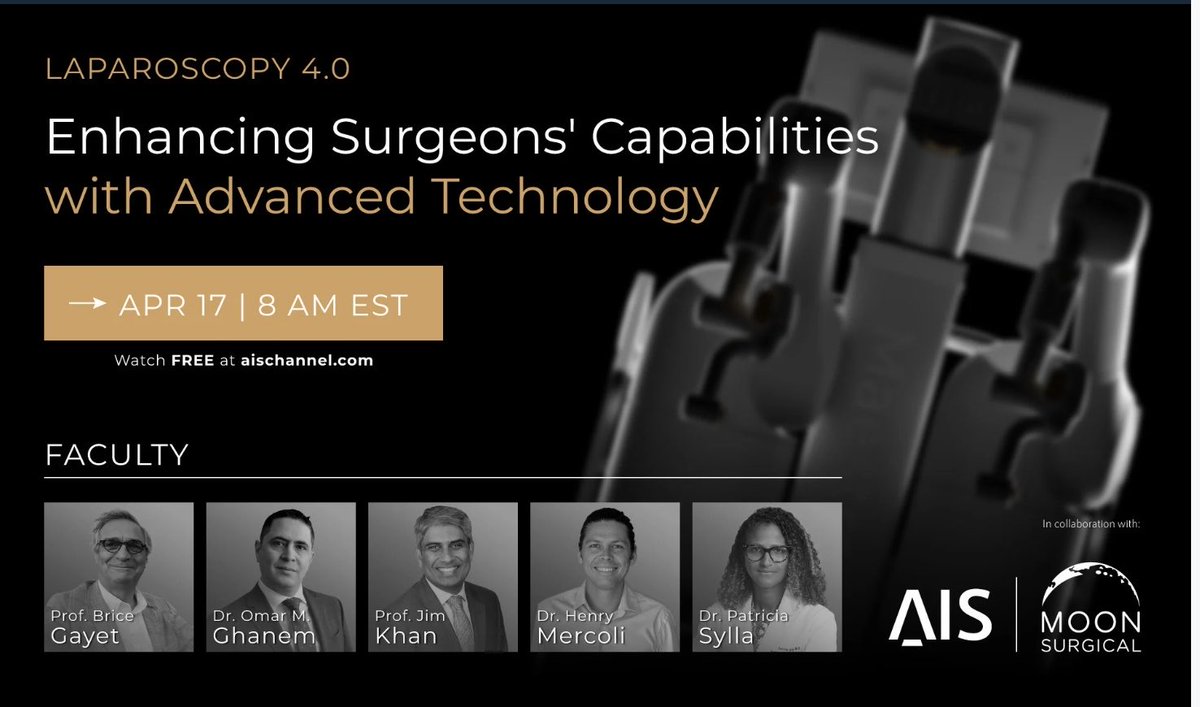 Jim Khan (@jimkhanmd) on Twitter photo An excellent session on advanced technologies Laparoscopy 4.0. <a href="/AISChannel/">AIS Channel</a> <a href="/patsyllamd/">Patricia Sylla</a> #robotics #precision surgery <a href="/PColorectal/">Portsmouth Colorectal</a> <a href="/MoonSurg/">MoonSurgical</a> 👍👌 An excellent session on advanced technologies Laparoscopy 4.0. <a href="/AISChannel/">AIS Channel</a> <a href="/patsyllamd/">Patricia Sylla</a> #robotics #precision surgery <a href="/PColorectal/">Portsmouth Colorectal</a> <a href="/MoonSurg/">MoonSurgical</a> 👍👌
