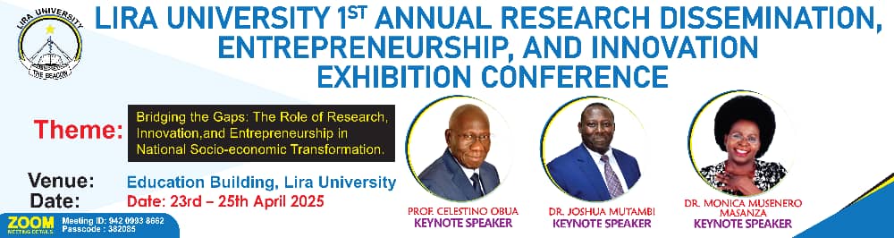 Minster Musenero to grace Lira University 1st Annual Research, Innovation and Entrepreneurship exhibitions. For details, click the link:  lirauni.ac.ug/sti-minister-t…