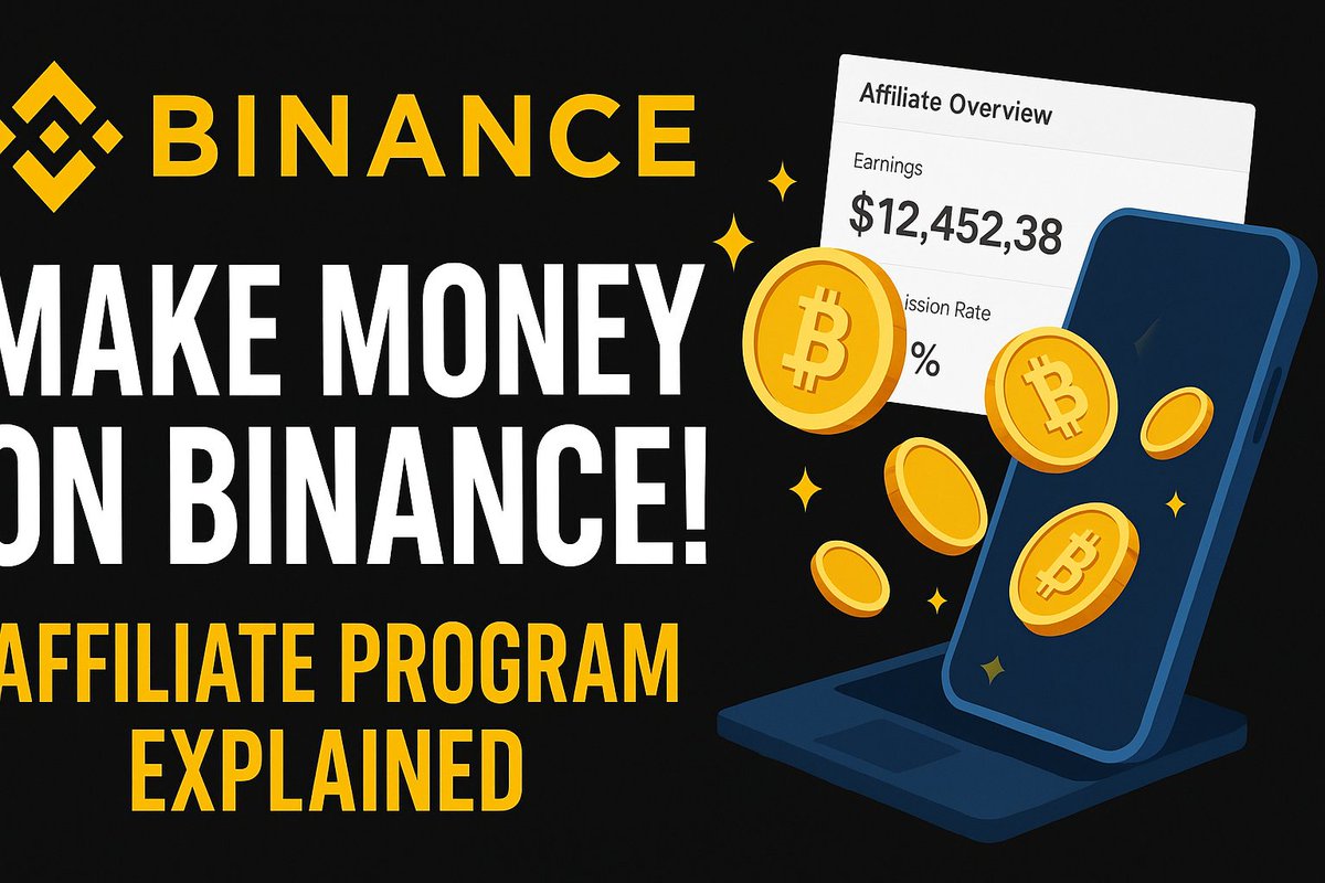 mugabiimran's tweet photo. Join the Binance Affiliate Program &amp; earn up to 50% commission for every referral — no trading needed.

I just dropped a step-by-step tutorial 👇
🎥https://t.co/LUuLx7mtG3 

#Binance #CryptoAffiliate #EarnCrypto #PassiveIncome #CryptoMarketing #BinanceTutorial https://t.co/95zpqrWVT6