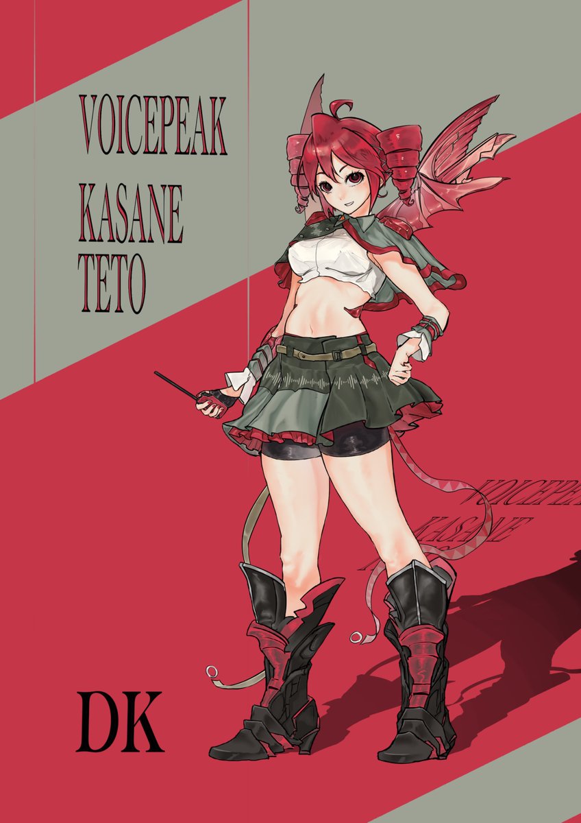 #重音テト

보이스피크 테토 
옷은 그냥 제 맘대로 그렸습니다