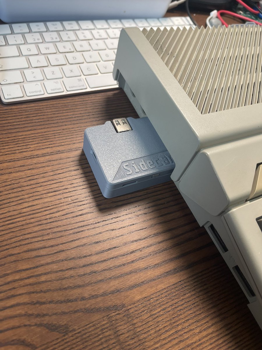 Testing the case. Really awesome. I have printed the button in translucent PETG and it looks cool! The LED shines through the button as seen in the MegaSTE picture below.