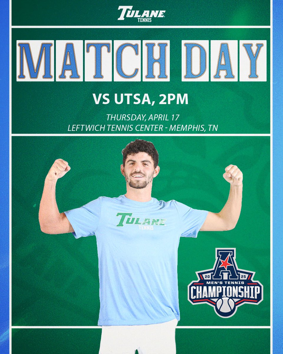 It’s time, post season play begins today!

🆚 UTSA
⏰ 2:00 pm 
📍Leftwich Tennis Center
📊 ioncourt.com/ties/68006f9a1…