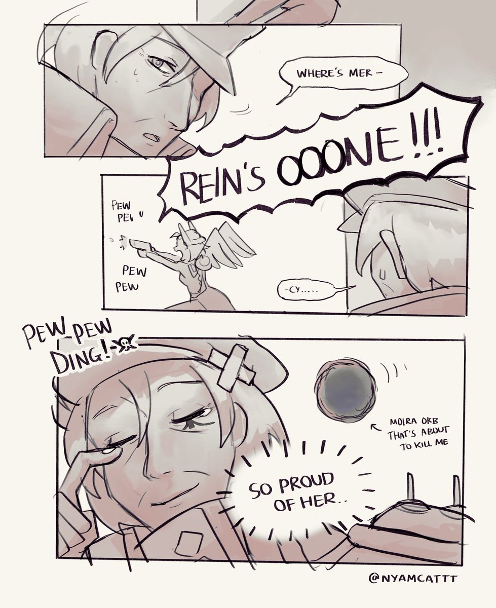 i play this silly game so much i've decided to start turning my funny moments into an on going comic series #overwatch