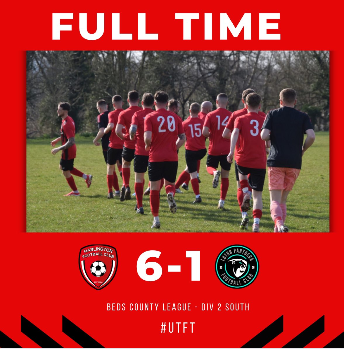HarlingtonResFc's tweet image. BIG WIN! 6-1 winners against Panthers 💪🏻one step closer with 2 points separating us from top! We don’t stop now let’s go boys 🖤❤️#3PP

@GeorgePedder ⚽️
@ConnorrSaunders ⚽️⚽️🅰️
@bensmith1_ ⚽️🅰️
@CookerzCooksley 🅰️🅰️
@HarryFlavzz ⚽️
@TomCooksley1 ⚽️
@eddiepriorcfc 🅰️

UTFT❤️🖤