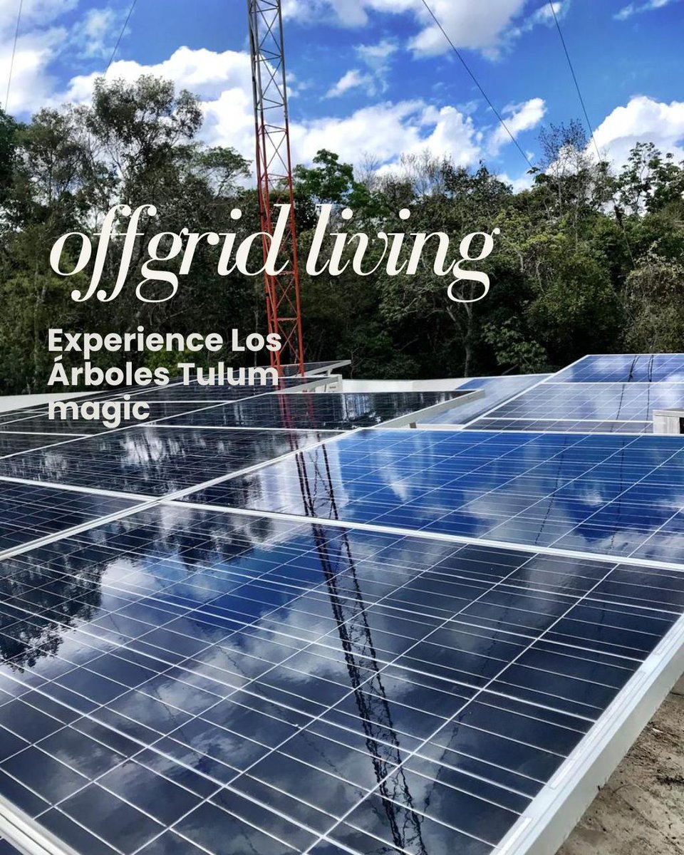 ECOHomes4's tweet photo. Offgrid Living 
#losarbolestulum #losarboles #tulummexico🇲🇽 #mexicorealestate #Mexico #tulum #offgrid #solarpower https://t.co/6k0xIvQzkd