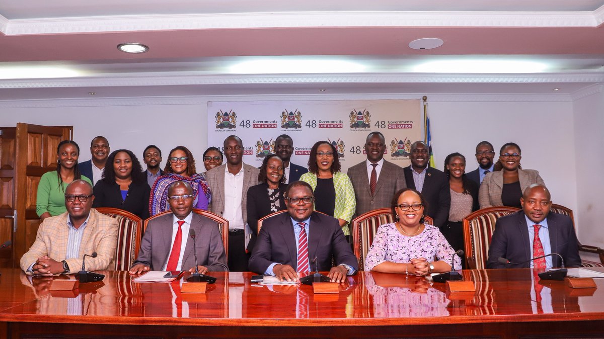 Council of Governors (@kenyagovernors) on Twitter photo Governors led by the CoG Agriculture Committee Chair <a href="/SpeakerKLusaka/">Rt Hon Kenneth Lusaka</a> convened the inaugural steering committee meeting on development of the Youth in Agrifood Systems Strategy.
The strategy is not just a document, but a practical and actionable model that seeks to position young Governors led by the CoG Agriculture Committee Chair <a href="/SpeakerKLusaka/">Rt Hon Kenneth Lusaka</a> convened the inaugural steering committee meeting on development of the Youth in Agrifood Systems Strategy.
The strategy is not just a document, but a practical and actionable model that seeks to position young