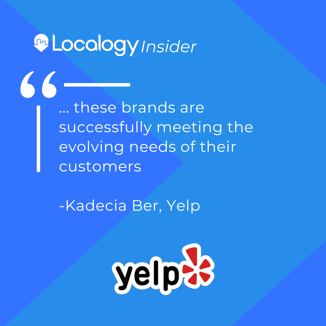 think_localogy's tweet image. “Value brands finding success in today’s market is a testament to shifting consumer needs to reduce spending on everyday goods,” said #Yelp's Kadecia Ber
More at:  hubs.ly/Q03hmdJj0

#RetailStrategy #LocalMarketing #BrandGrowth #ConsumerTrends #MarketingStrategy #YelpData