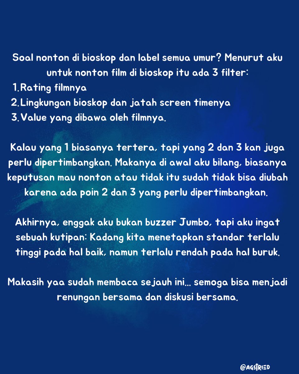 agstried's tweet photo. Terakhir. Terima kasih sudah membaca sejauh ini 🫶🏻 https://t.co/UHUGoadqWo
