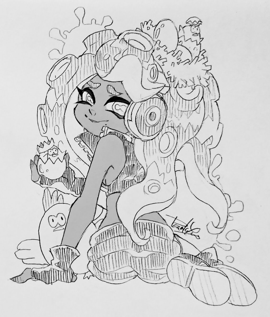 アナログテンタクルズ
#Splatoon2 #splatoonart 