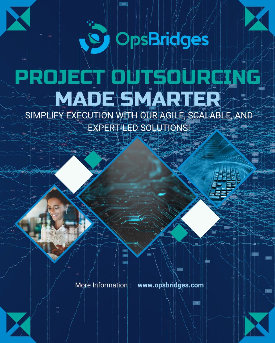 OpsBridges2024's tweet photo. Simplify your ops with smart, agile, and expert-led project outsourcing. Let OpsBridges handle the heavy lifting. 💡

🔗 https://t.co/dyQfNJOzGr

#smartoutsourcing #opsbridges #agileteams #projectmadeeasy https://t.co/1FytTykCPH