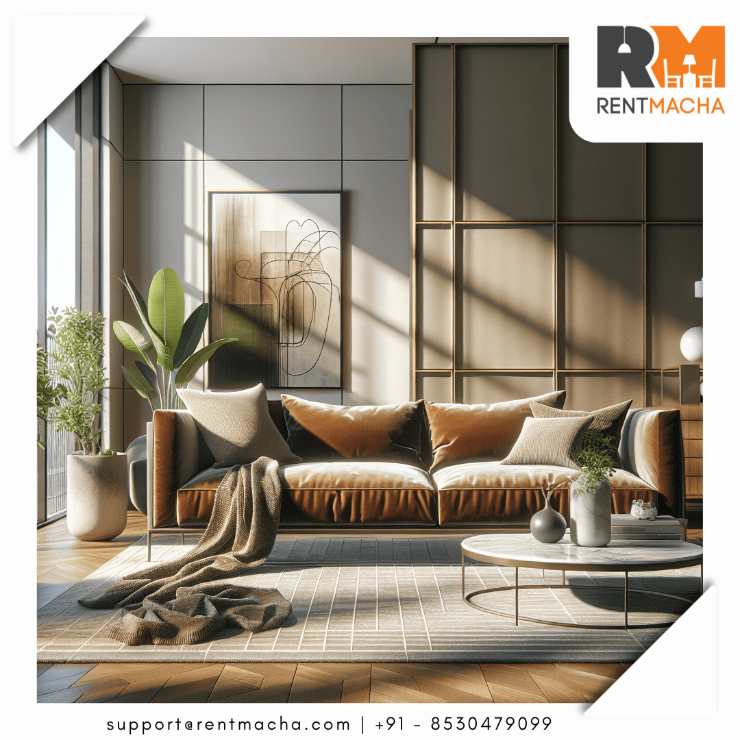 Upgrade your living space instantly without spending big. Rent premium, stylish sofas that fit your vibe and budget today.  
To know more - rentmacha.com/sofa-on-rent/ #SofaOnRent #CozyHome #LivingRoomDecor