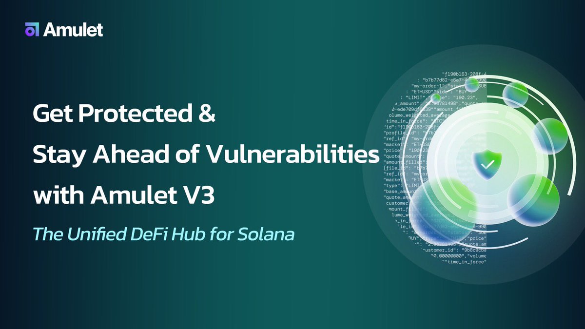 Stay Ahead of Vulnerabilities – Get Protected Today!

As the DeFi landscape expands, security becomes more crucial than ever. But don’t worry—Amulet V3 has you covered:
✅ Smart Contract Cover: Protection for 25+ DeFi protocols
✅ Built-in Yield Protection: Farm yields with added