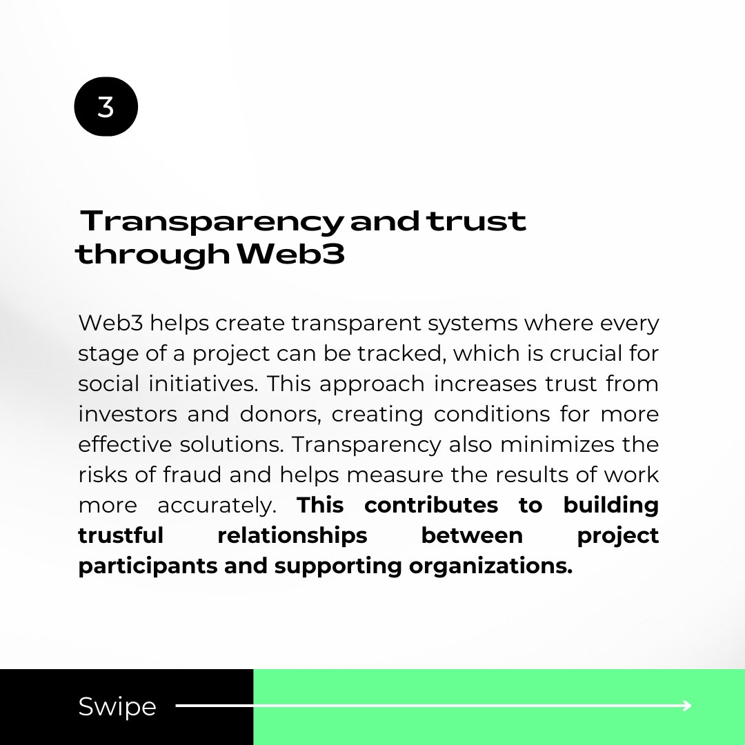 GrantiX_SoFi's tweet image. #Web3 #SocialProjects #TechnologiesForGood #Decentralization #SocialInitiatives #Innovation #TechnologiesForSocialChange #DAO #DigitalTransformation