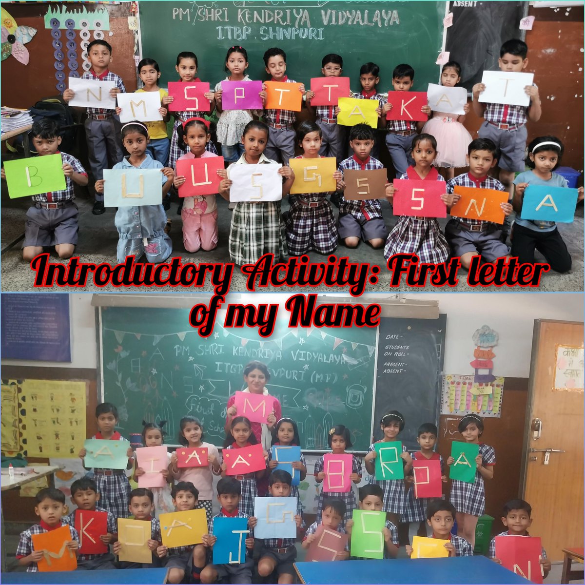 kvitbpshivpuri's tweet photo. Glimpses of Activities conducted for Class 1 in the First week of #VidyaPravesh.
#Happyfaces #LearningJourney  #JoyfulClassrooms #Firstdayfun #LittleLearners
@KVS_HQ @kvs_bhopal https://t.co/VVJ1H2gYKb