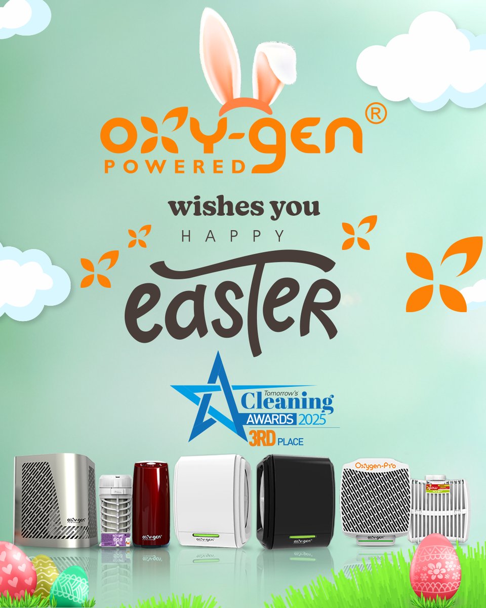 Hoppy Easter from all of us at Oxy-Gen Powered! 

Wishing you a weekend full of fresh air, sweet moments, and a little chocolate too!

#OxyGenPowered #HappyEaster