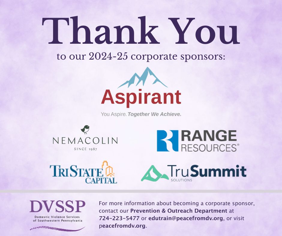 DVSSP is grateful for our corporate sponsors who make our work possible! loom.ly/aAohVxI
