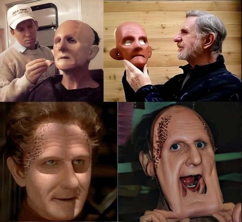 SandersPamster's tweet photo. Star Trek - Deep Space Nine
Actor René Auberjonois as ‘Odo’
His costume involved custom-made masks and prosthetics, taking several hours to apply. https://t.co/hCRmUBEV46