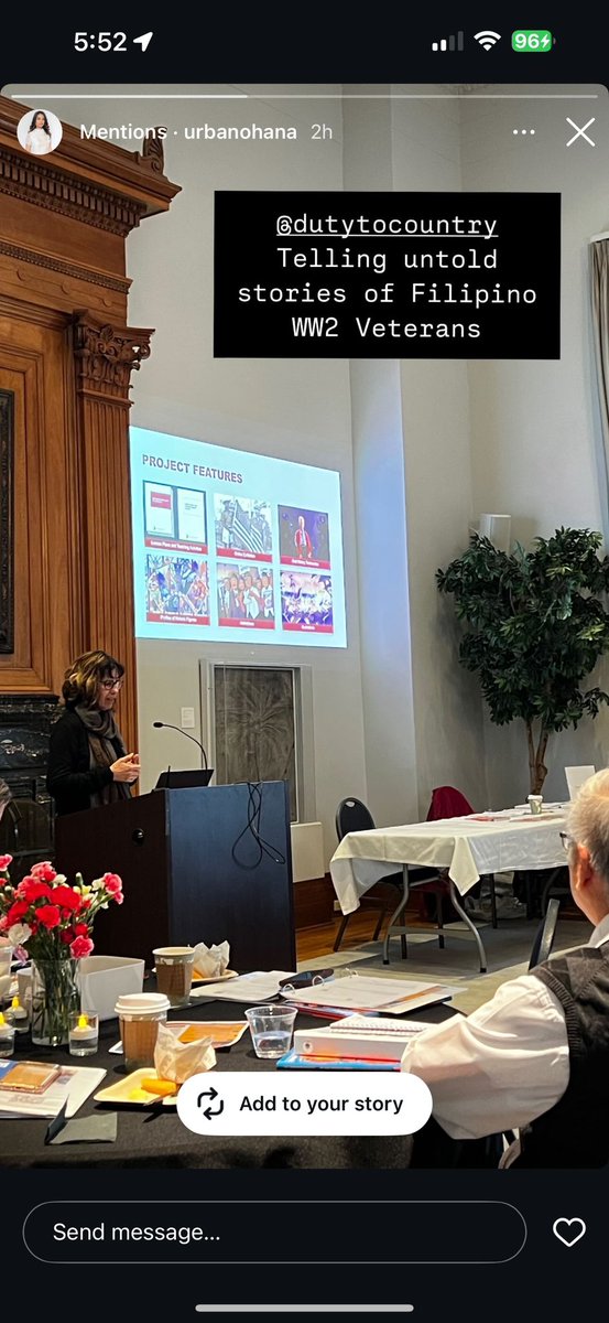 DutyToCountryEd's tweet photo. .@FilVetsREP’s Duty to Country Education Outreach Coordinator Valerie Mendoza presented at “Rooted in Story: AANHPI Voices &amp; Oral Histories for Educators” at the Field museum in Chicago on April 14, 2025. https://t.co/bcx73PqIA6
