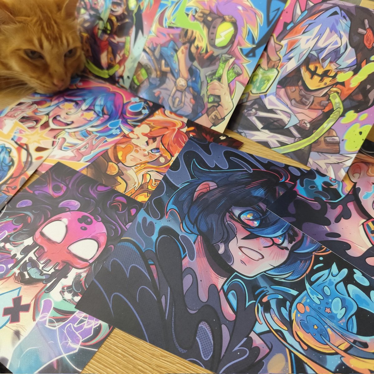 miksketched_'s tweet image. Printed some of my arts for fun. Feels weirdly cool to hold these in my hands. Hehe 🥹❤️

10/10 would print again (but maybe on different paper 🤔)
#testprint