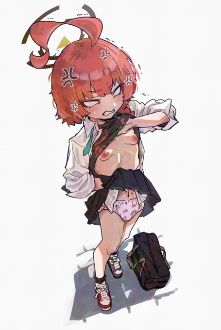 ネルに頼み込んで履いてもらったガキパンツ効きません… 