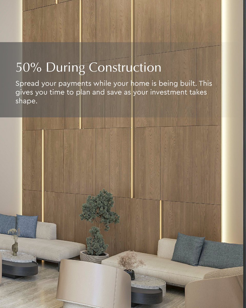 MerakiDeveloper's tweet photo. A flexible 50/50 plan means less stress and more control. Pay during construction, then on handover. Homeownership made easier at The Haven II. https://t.co/idYRYWn2rL