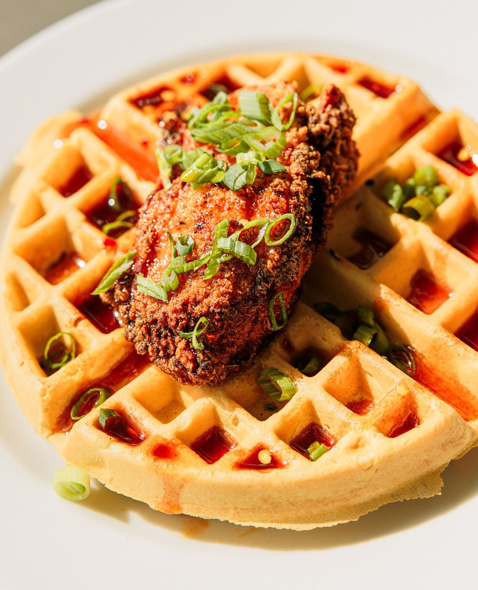 This is not a drill, repeat, this is not a drill!! Chicken &amp; waffles is now on our menu!!! 

A waffle topped with fried chicken and spicy hot honey! Come try it!!!