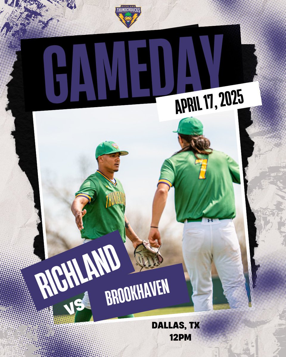 Richland Thunderducks Baseball (@ducksbsb) on Twitter photo The T-Ducks and Brookhaven square off again at home today at 12pm!
📺 fan.hudl.com/usa/tx/dallas/…
📊 web.gc.com/teams/X13VrJMC… The T-Ducks and Brookhaven square off again at home today at 12pm!
📺 fan.hudl.com/usa/tx/dallas/…
📊 web.gc.com/teams/X13VrJMC…