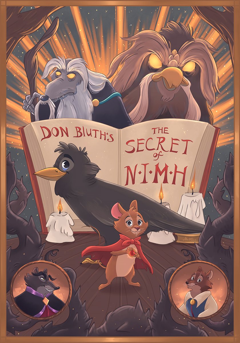 OHillMovienight's tweet image. [1] #BookofSecrets [2] #JustinVSJenner [3] #StepIntoTheLight #AllWillbeRevealed [4] #FanArt #MrsBrisby. #DonBluth  was 1st to exit #Disney to form his own Company followed by  Founders #JefferyKatzenberg  [#Dreamworks] &amp;amp; [#JohnLasseter [Pixar] #LifeTheWeb #DisneysDarkDays