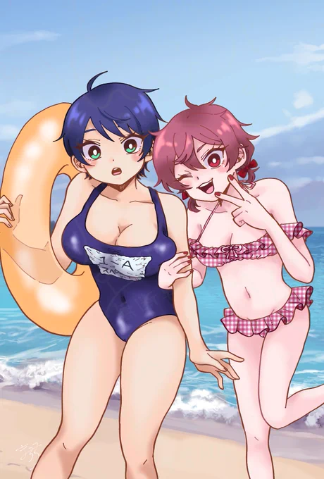 エスデュ  百合  女体化 