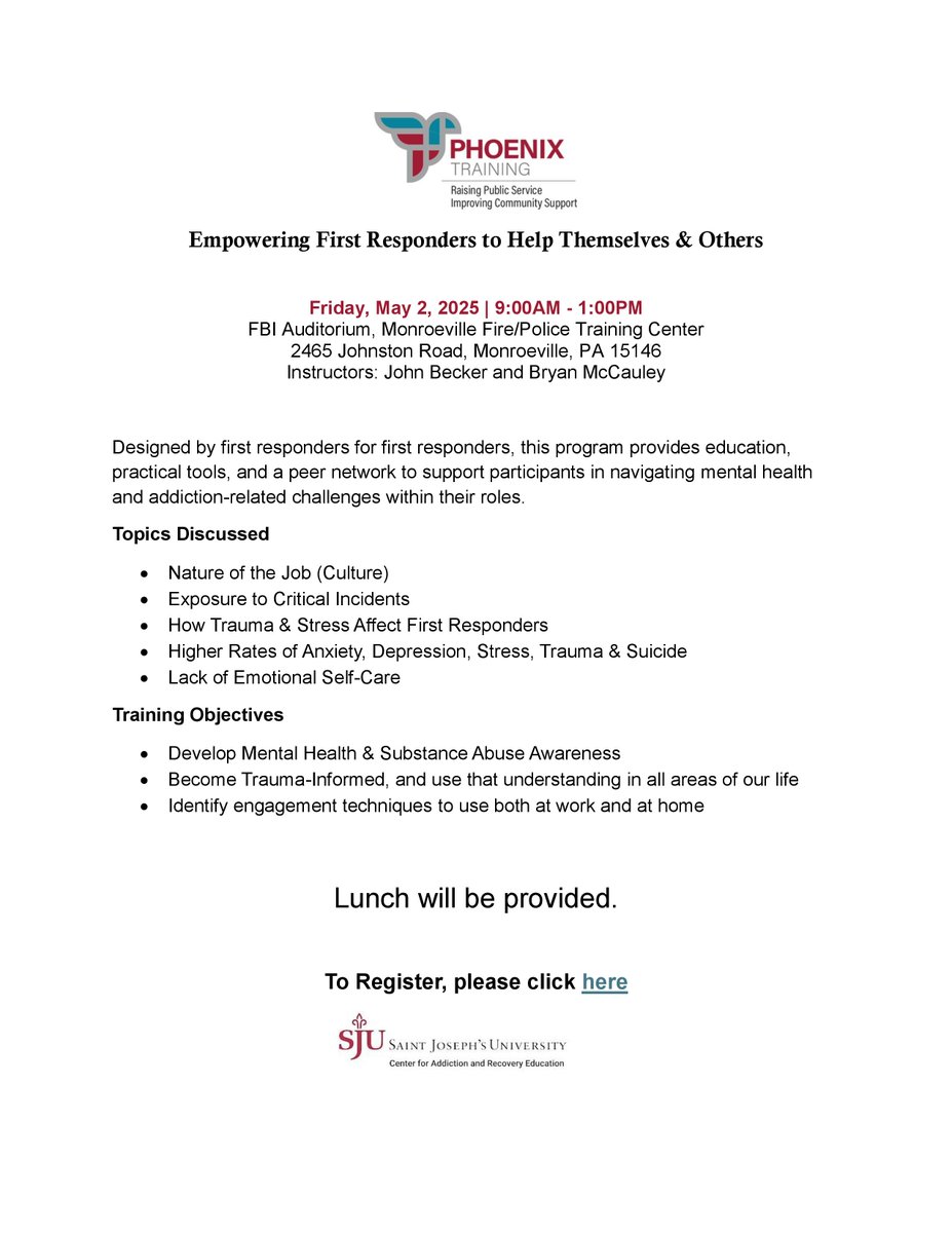 EDUCATION ALERT 👨‍🏫🚑🚒🚓

Registration is available at eventzilla.net/e/empowering-f…