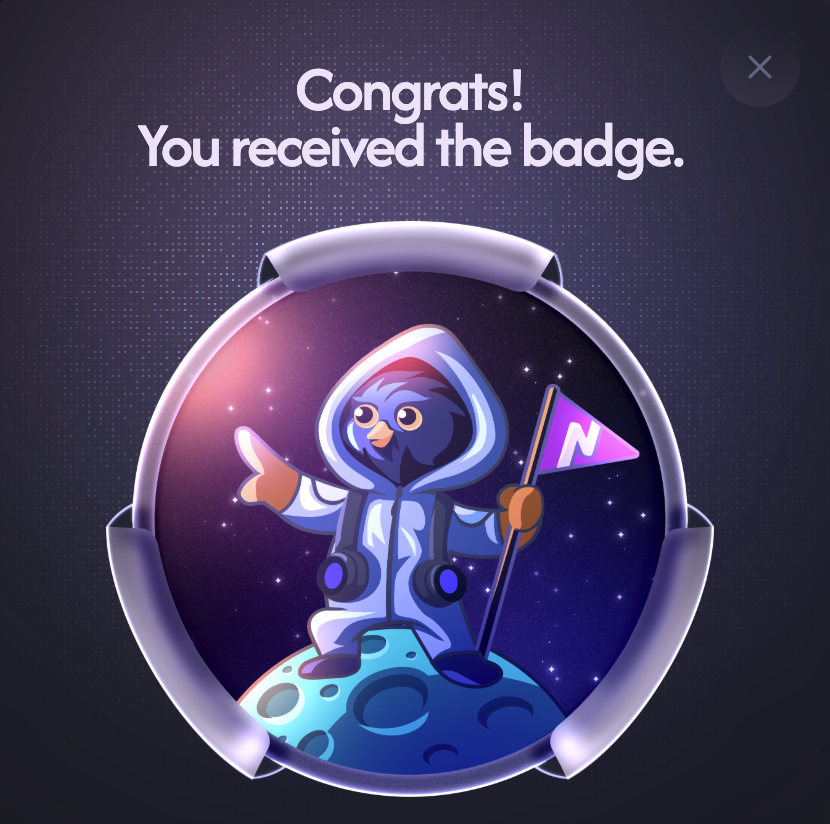 Just unlocked a fresh NFT badge on <a href="/Lingocoins/">Lingo</a>!
Stake $LINGO and start collecting yours!
