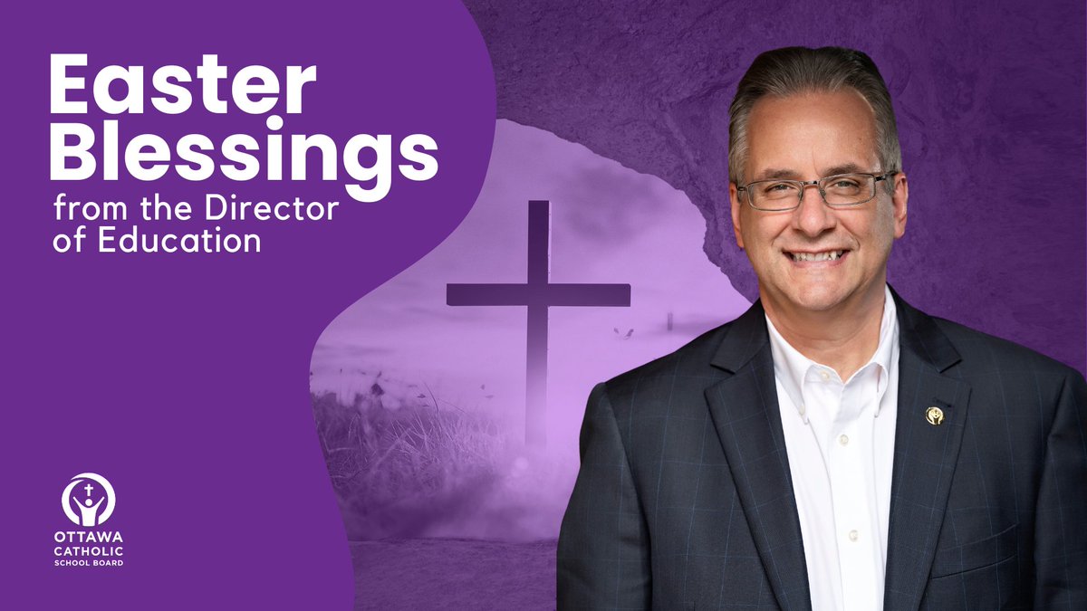 ✝️Embrace the spirit of Easter's renewal with a message from the Director of Education. This year’s theme—Open Doors, Build Bridges, Nourish New Beginnings—reflects our journey in faith and learning. Easter blessings to you.🙏<a href="/ocsbRE/">@ocsbRE</a> #Easter2025
🔗ocsb.ca/2025/04/17/eas…