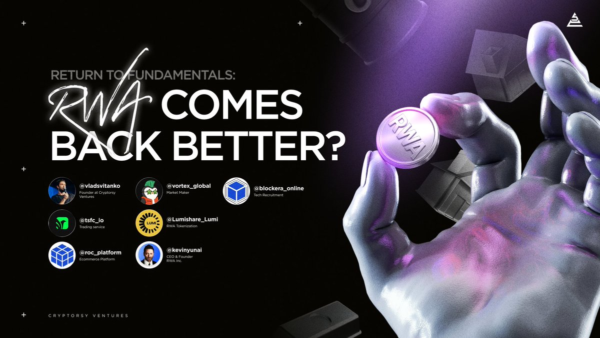 💎 DEGEN HUDDLE: April 17

Stock market got nuked while crypto CEXs roll out tokenized security trading for retail.

Is this how #RWA 2.0 takes shape now that the market craves utility?

$OM: still better than no mindshare?

🔔 Tune in today. Notis on 👆