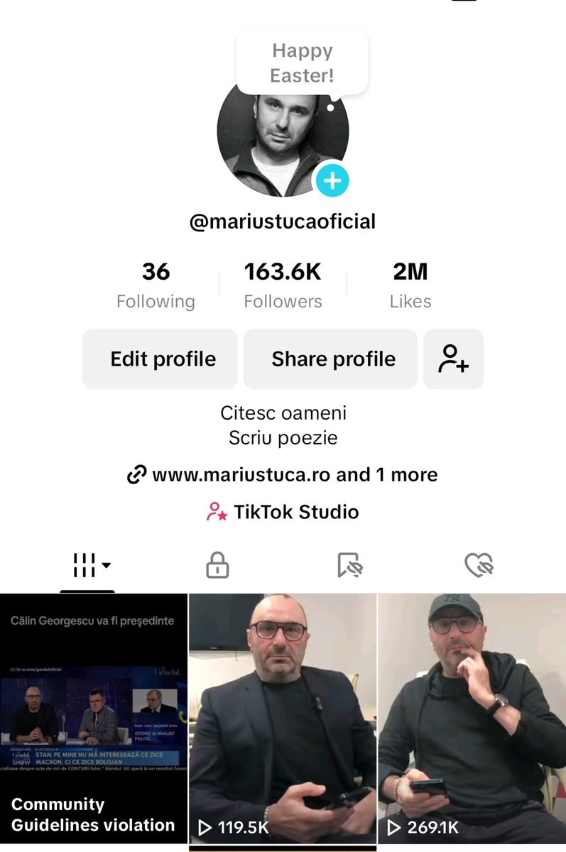 MarioNawfal's tweet photo. 🚨🇷🇴JOURNALIST MARIUS TUCĂ CENSORED ON TIKTOK AFTER SLAMMING ROMANIAN GOVERNMENT

Veteran broadcaster Marius Tucă says TikTok removed his latest post criticizing Romania’s leadership—accusing the “Bolojan–Predoiu–Ciolacu regime” of turning the country into a censorship state.

Tucă reveals democracy is “on the verge of disappearing,” citing attacks on free speech, voting rights, and open discussion—especially around banned Călin Georgescu, who he says the system “wants dead.”

Meanwhile, drug traffickers roam TikTok undisturbed, he says, as police knock on journalists’ doors at dawn searching for tricolor flags and “legionaries.”
Vance and Sec Rubio have also warned of rising EU censorship.

Source: @Tuca_ro