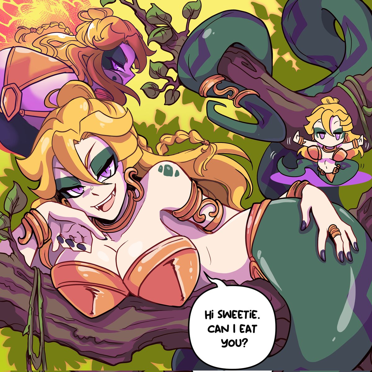 OneVsThree's tweet image. Snake Linda - One Vs. Three

What do you think about this series?
If you like it, go to our Webtoon page (One Vs. Three) to keep tuned for new chapters!
Or support us on Patreon!

#onevsthree