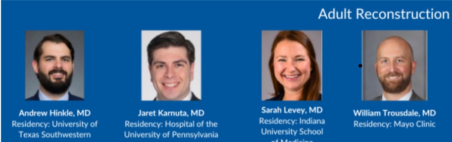 Michael P. Bolognesi (@m_bolognesimd) on Twitter photo So excited to welcome the newest members to the family! We are excited to have you to be headed to the Fellowship <a href="/DukeOrtho/">Duke Orthopaedics</a> <a href="/AAHKS_YAG/">AAHKS Young Arthroplasty Group</a> #DACforlife <a href="/MayoClinic/">Mayo Clinic</a> <a href="/PennOrtho/">Penn Orthopaedics</a> <a href="/utswortho/">UTSW Orthopaedic Surgery</a> <a href="/IUOrthoSurgery/">IU School of Medicine Orthopaedic Surgery</a> So excited to welcome the newest members to the family! We are excited to have you to be headed to the Fellowship <a href="/DukeOrtho/">Duke Orthopaedics</a> <a href="/AAHKS_YAG/">AAHKS Young Arthroplasty Group</a> #DACforlife <a href="/MayoClinic/">Mayo Clinic</a> <a href="/PennOrtho/">Penn Orthopaedics</a> <a href="/utswortho/">UTSW Orthopaedic Surgery</a> <a href="/IUOrthoSurgery/">IU School of Medicine Orthopaedic Surgery</a>