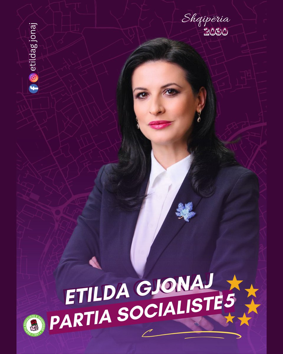 Etilda Gjonaj (@gjonajetilda) on Twitter photo 🗳️ VOTO PARTIA SOCIALISTE 🌹
🗳️ VOTO ETILDA GJONAJ 🌹
Për Shqipërinë e nesërme që fillon me ty.
✨ “Vota jote – përgjegjësia jonë.”
𝗩𝗼𝘁𝗼 𝗣𝗮𝗿𝘁𝗶𝗮 𝗦𝗼𝗰𝗶𝗮𝗹𝗶𝘀𝘁𝗲✋🌹
𝗩𝗼𝘁𝗼 𝗘𝘁𝗶𝗹𝗱𝗮 𝗚𝗷𝗼𝗻𝗮𝗷 🗳️
#PërJuMeJu #EtildaGjonaj 
#votopartiasocialiste🌹 🗳️ VOTO PARTIA SOCIALISTE 🌹
🗳️ VOTO ETILDA GJONAJ 🌹
Për Shqipërinë e nesërme që fillon me ty.
✨ “Vota jote – përgjegjësia jonë.”
𝗩𝗼𝘁𝗼 𝗣𝗮𝗿𝘁𝗶𝗮 𝗦𝗼𝗰𝗶𝗮𝗹𝗶𝘀𝘁𝗲✋🌹
𝗩𝗼𝘁𝗼 𝗘𝘁𝗶𝗹𝗱𝗮 𝗚𝗷𝗼𝗻𝗮𝗷 🗳️
#PërJuMeJu #EtildaGjonaj 
#votopartiasocialiste🌹