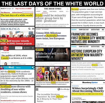 🧵85% of all habitable land on 🌍 is controlled by non-whites! Europe, the European part of 🇷🇺+🇺🇸, 🇨🇦,  🇦🇺, 🇳🇿 = only 7.391%! Anti-Whites say a “brown future is inevitable” admitting a goal. We are/have right to oppose anti-Whites! x.com/i/grok/share/3…

fightwhitegenocide.com/2018/02/24/whi…