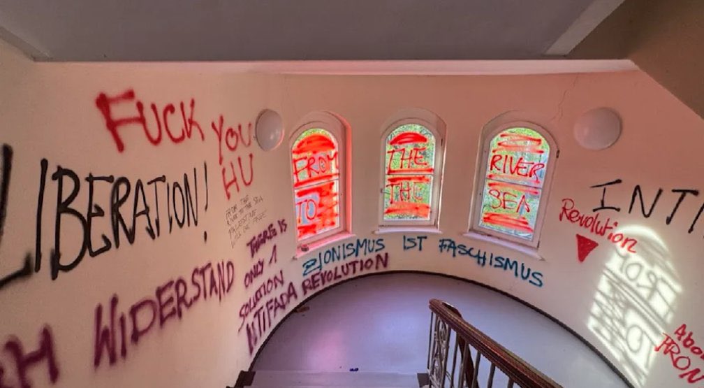 Humboldt-Universität zu Berlin nach den gestrigen „Protesten“