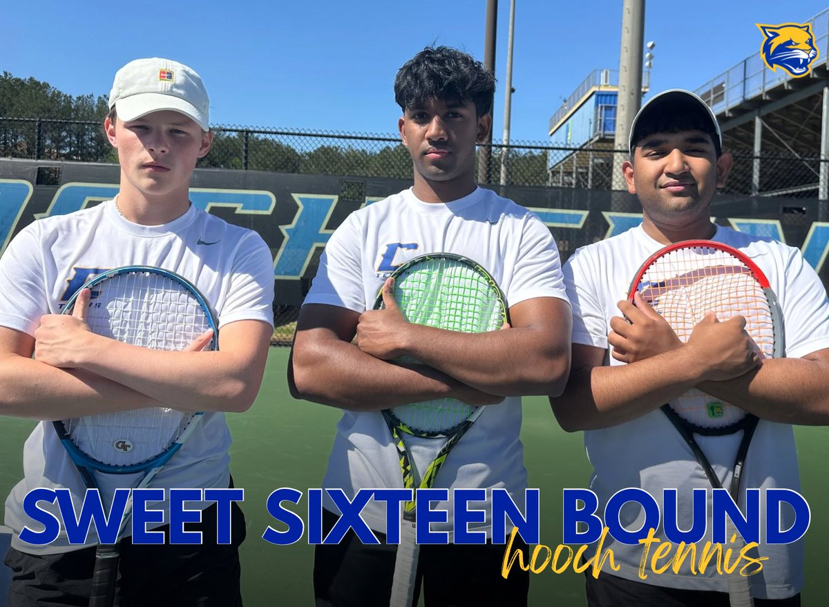 Our boys tennis team took a WIN on Tuesday and are heading to the SWEET SIXTEEN! Congrats boys and GO COUGARS! 🎾🐾