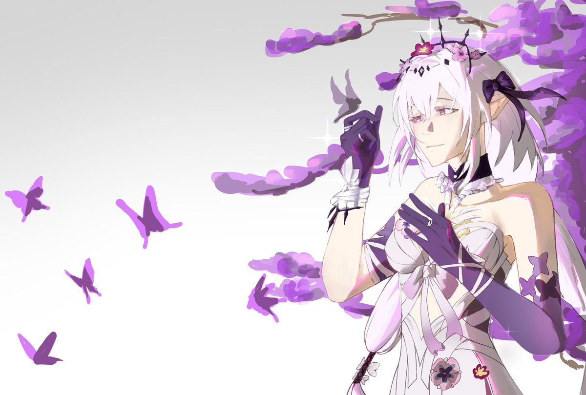 mikuugyu's tweet image. #HonkaiStarRail #Castorice 💜