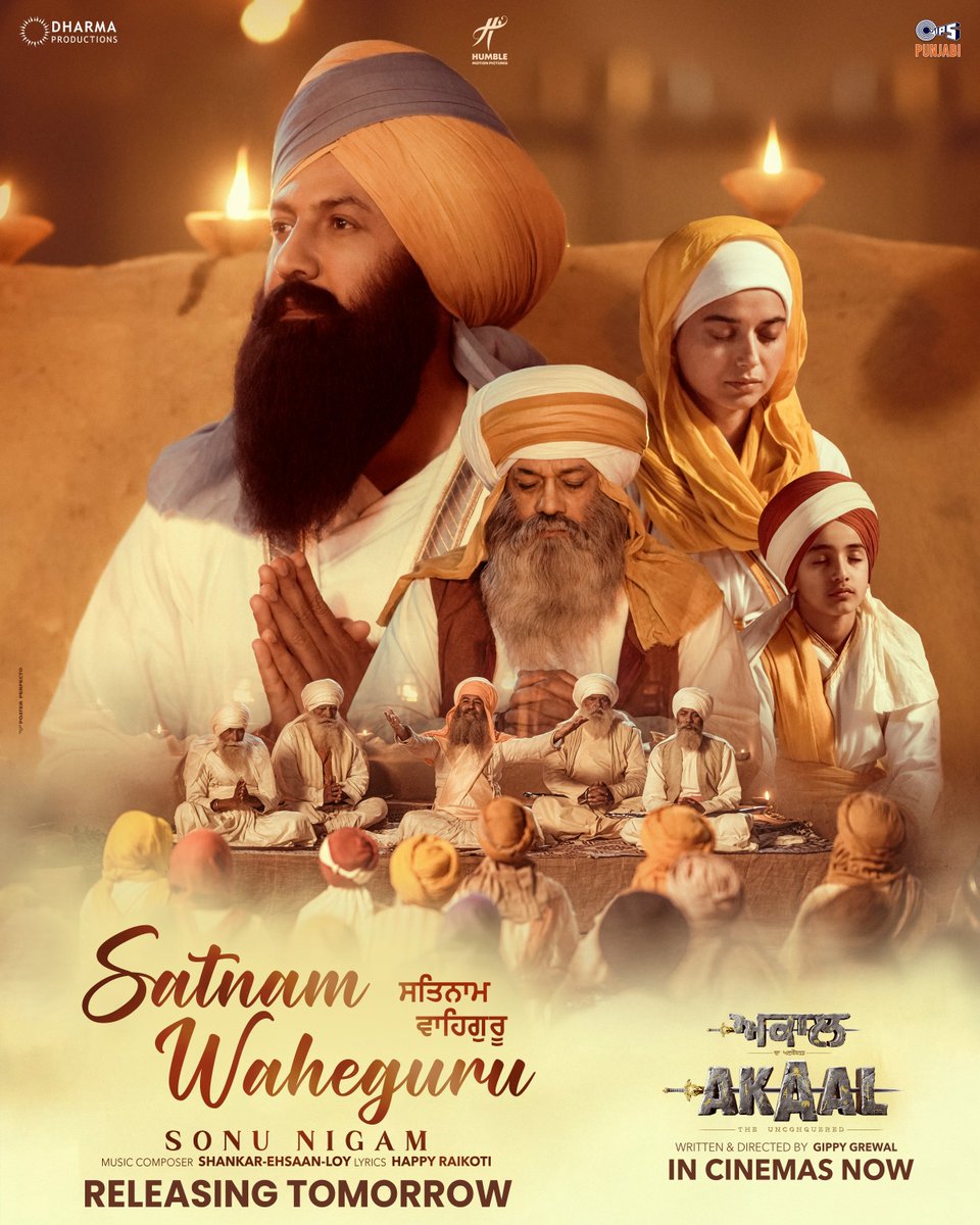 dailypostpunjab's tweet image. Satnam Waheguru ✨🙏🏻

Latest track 'Satnam Waheguru' by #SonuNigam releasing tomorrow on @tipspunjabi official YouTube channel. Stay Tuned.

Singer - @sonunigamofficial 
Music composer - @shankar.mahadevan @ehsaan @loymendonsaofficial
Lyrics - @urshappyraikoti

#Akaal now in